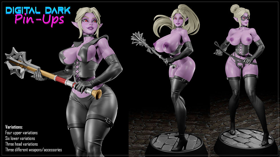 Thumbnail: Minthara SFW & NSFW 3D Printed Model
