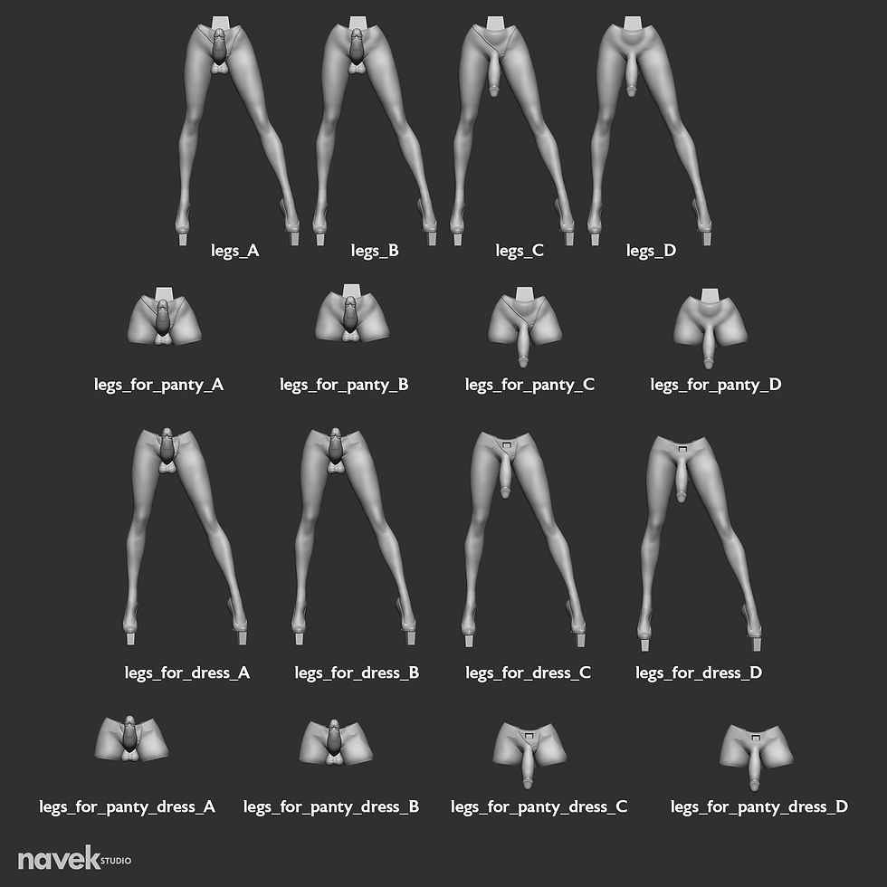 Thumbnail: Morticia FUTA 3D Printed Model