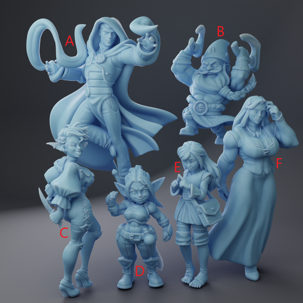 Twin Goddess Miniatures For DnD Tabletop RPGs July 2023