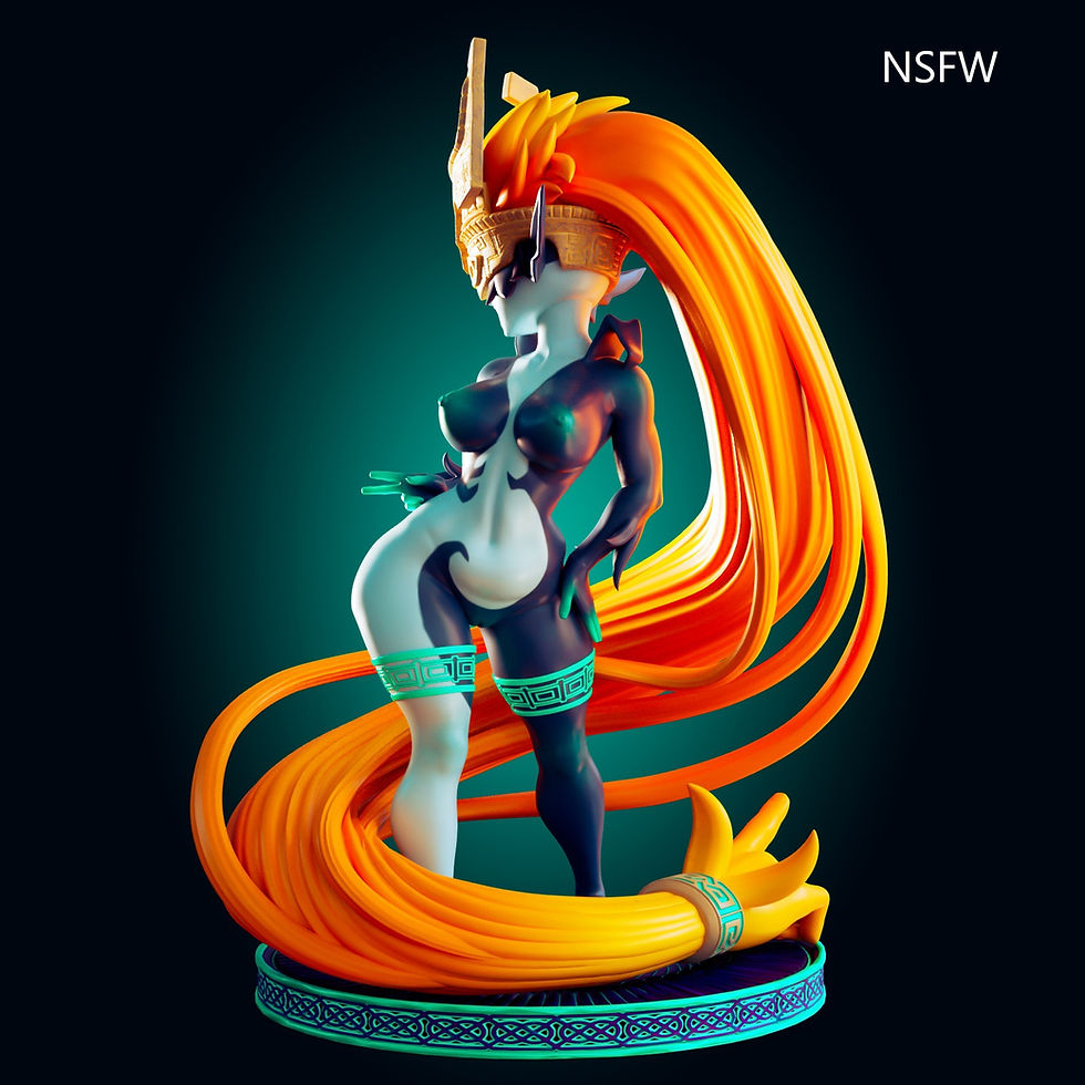 Thumbnail: Zelda Twilight Princess Midna SFW, NSFW & FUTA 3D Printed Model
