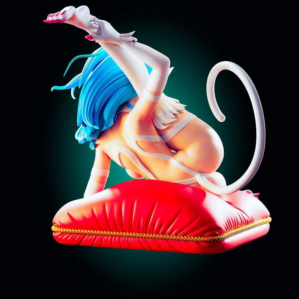 Thumbnail: Felicia SFW, NSFW & FUTA 3D Printed Model