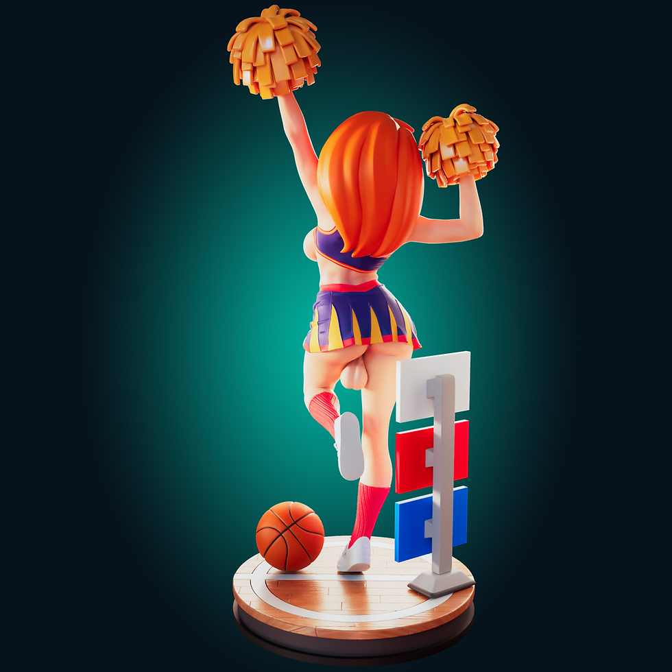 Thumbnail: Kim Possible Cheerleader SFW, NSFW & FUTA 3D Printed Model