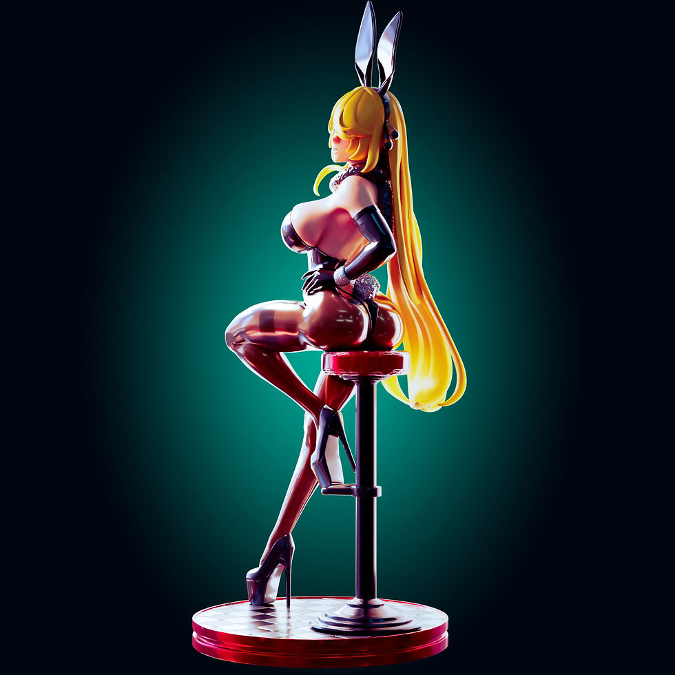 Thumbnail: Bunny Suit Cynthia SFW, NSFW & FUTA 3D Printed Model