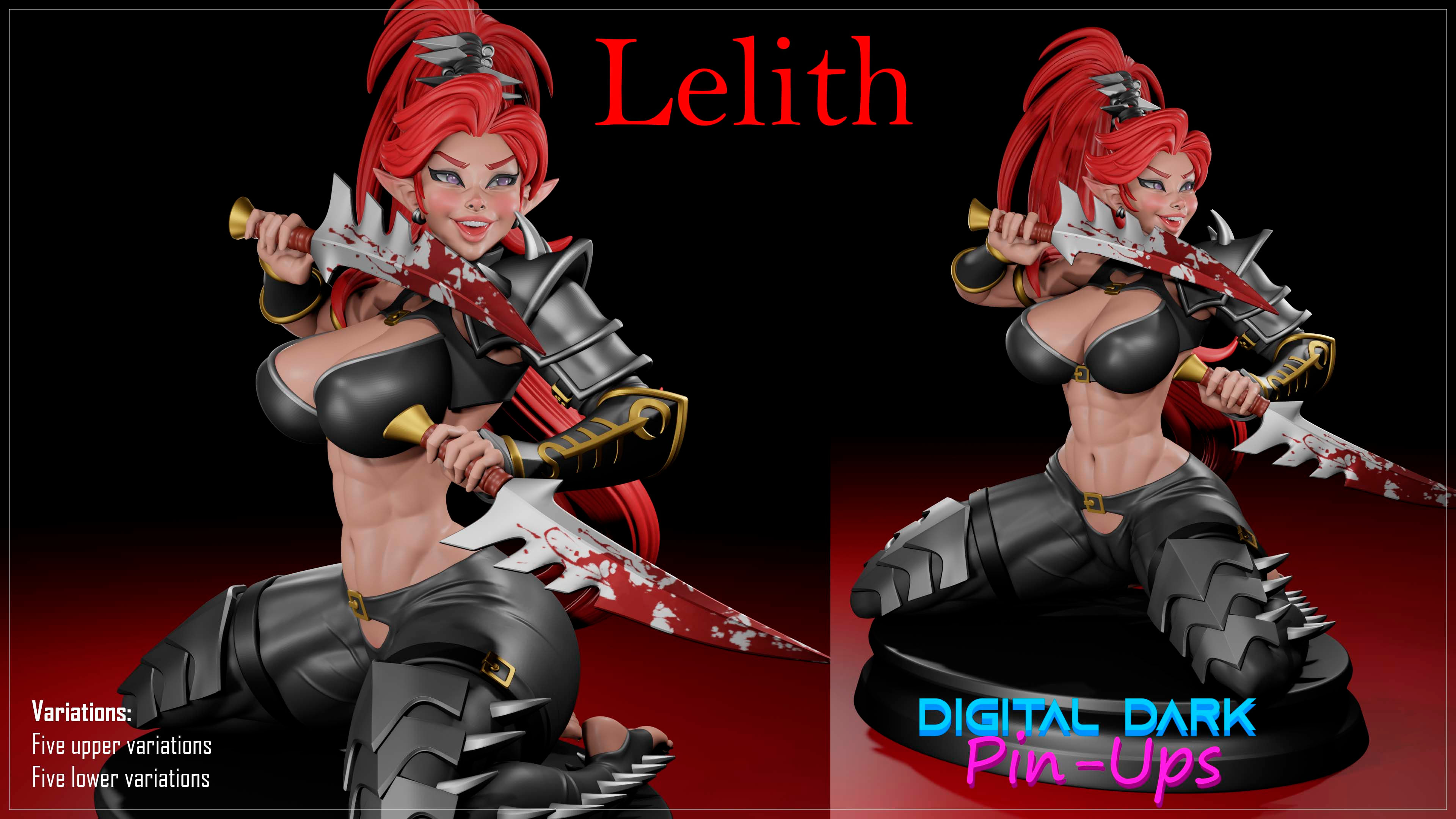 Lelith SFW & NSFW 3D Printed Model