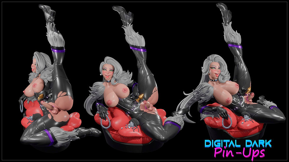 Thumbnail: Black Cat FUTA 3D Printed Model