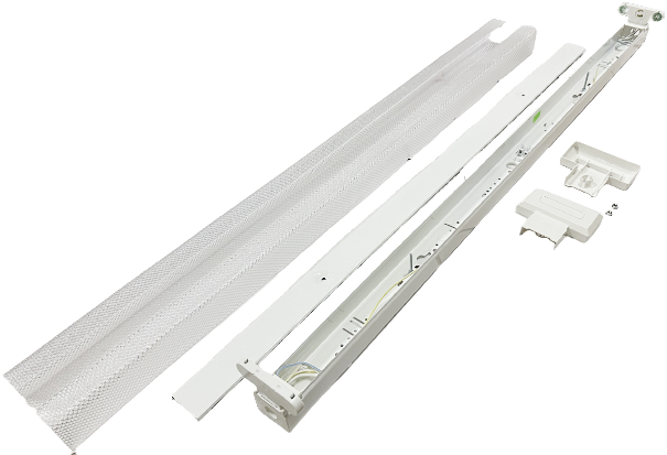 Thumbnail: Non-Watertight Fluorescent Ceiling Light with Diffuser