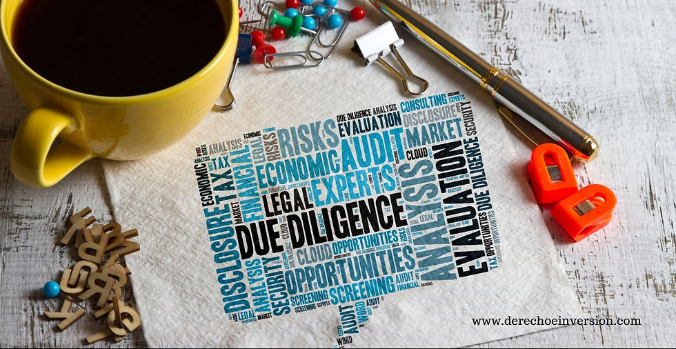 Analisis de Due Diligence mientras tomas un café