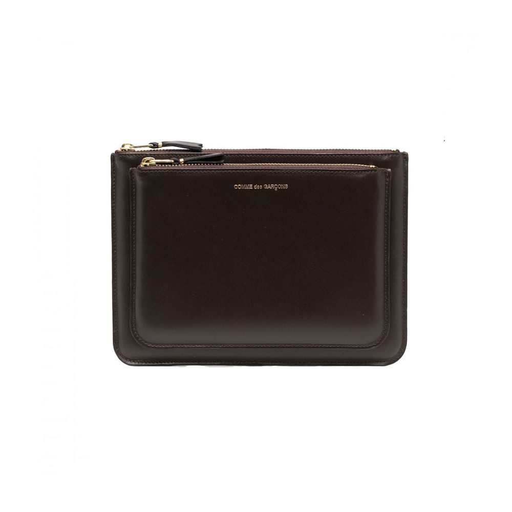 CDG Outside Pocket Line - Brown / SA5100OP-2 Comme des garcons shop online luxury wallet fashion karybu tinos