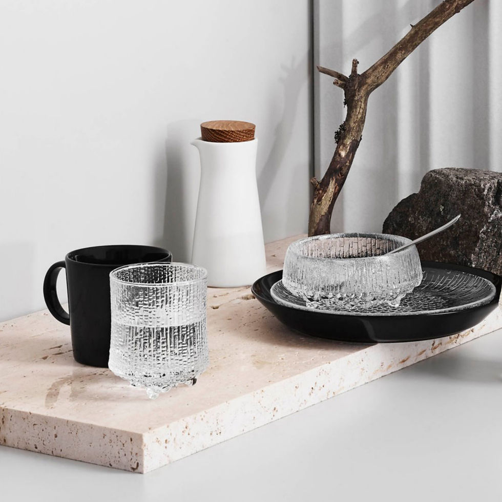 Thumbnail: Iittala Ultima Thule on-the-rocks 28cl clear 2pcs luxury interior Karybu shop online