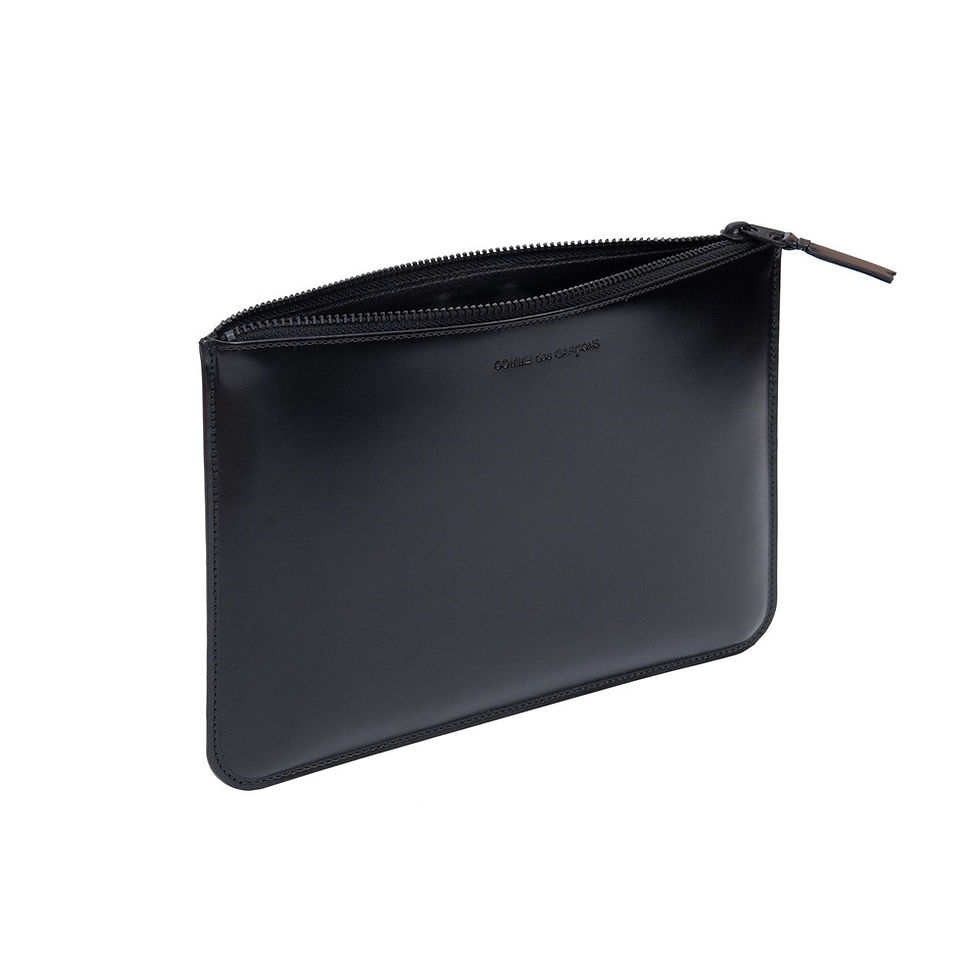 Thumbnail: CDG Very Black Wallet - Black / SA5100VB Comme des garcons shop online luxury wallet fashion karybu tinos