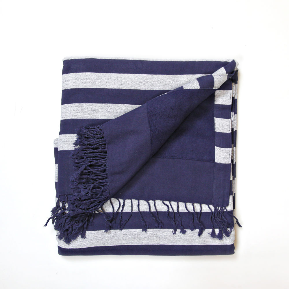 Handwoven Beach Towel Blue