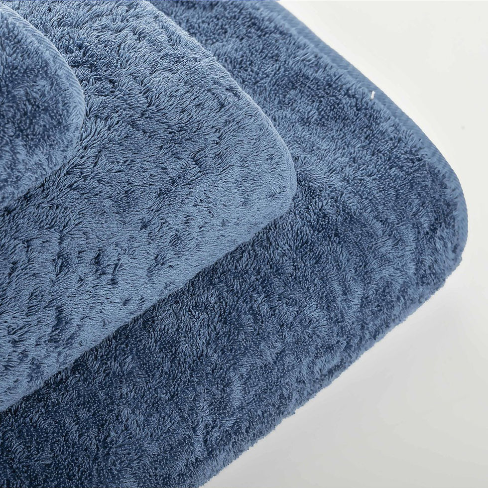 Thumbnail: Egoist Towel, Cobalt Graccioza Sorema bath accessories linen textiles luxury interior furniture tinos karybu shop online