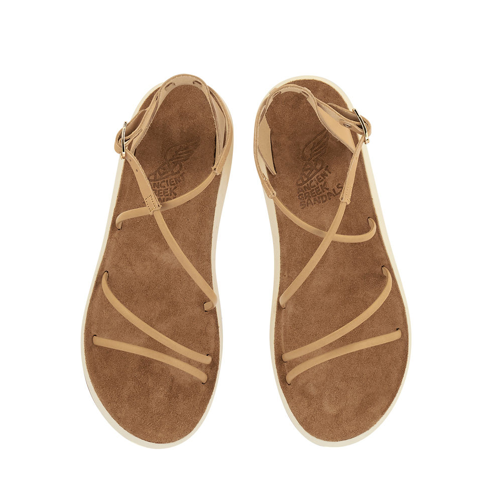 Anastasia Comfort Sandals - Natural Ancient Greek sandals karybu shop online luxury fashion