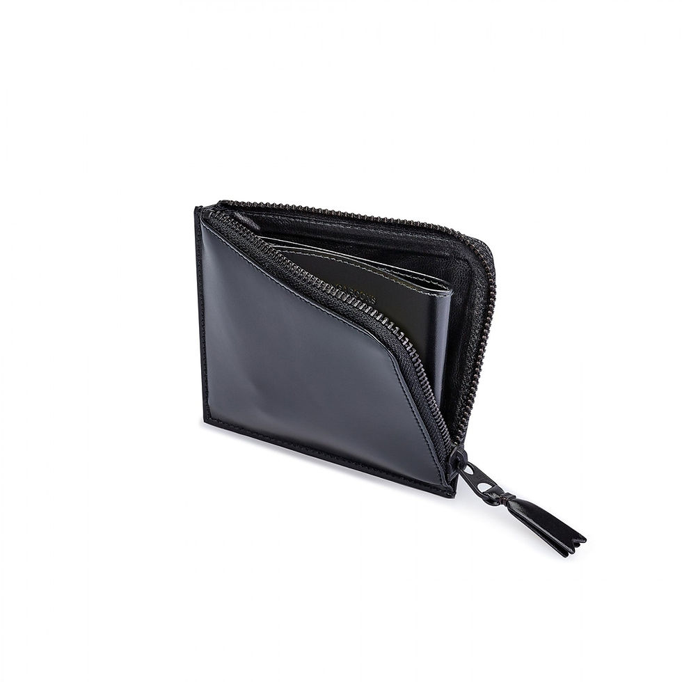 Thumbnail: CDG Very Black Wallet - Black / SA3100VB Comme des garcons shop online luxury wallet fashion karybu tinos