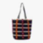 Guanabana Tote Fortuna - Navy blue/Beige Crochet Colombia Buy Online Karybu