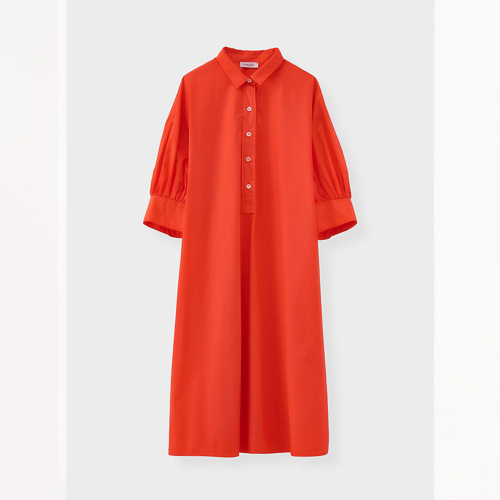 Thumbnail: Rosso35 Garment-Dyed Polo Dress Luxury fashion Karybu concept store shop online