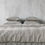 Thumbnail: Taupe Stone Washed Bed Linen Duvet Cover luxury home interior design Buy Online Karybu