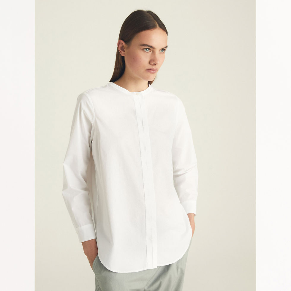 Rosso35 Popeline Detailed Shirt Luxury fashion Karybu concept store shop online