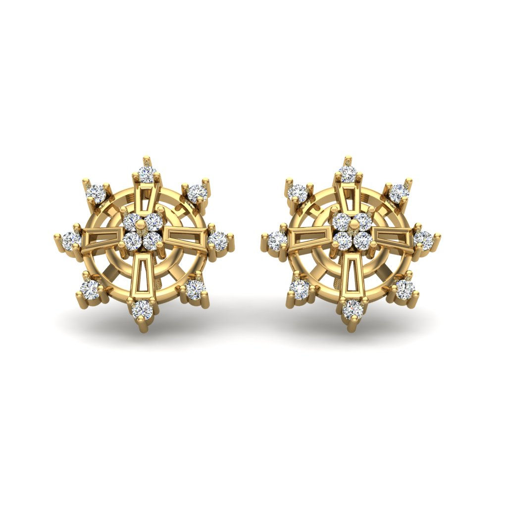 Sunflower Stub Earings