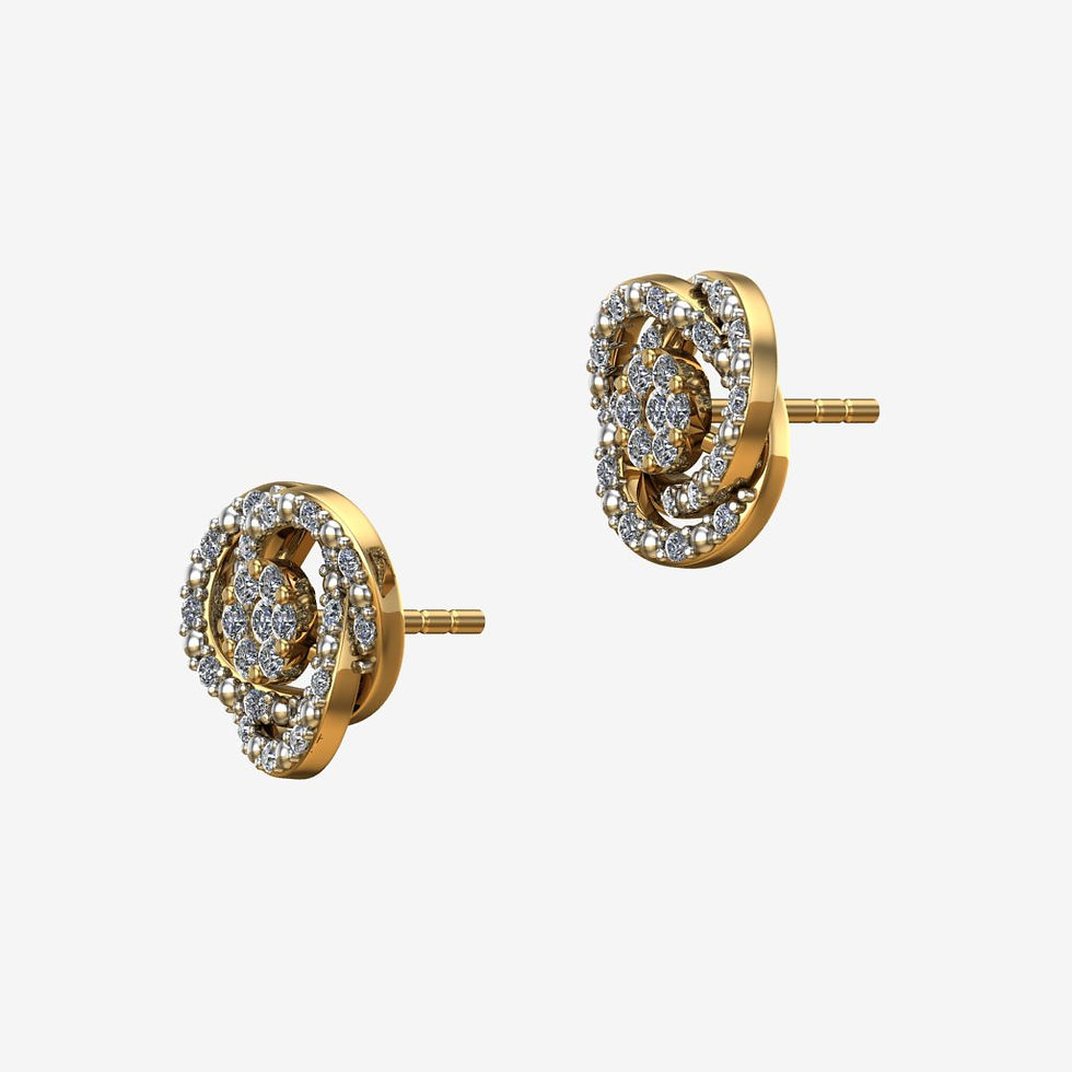 Thumbnail: Petal Diamond Earings