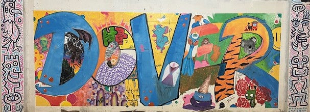 Last year's community mural