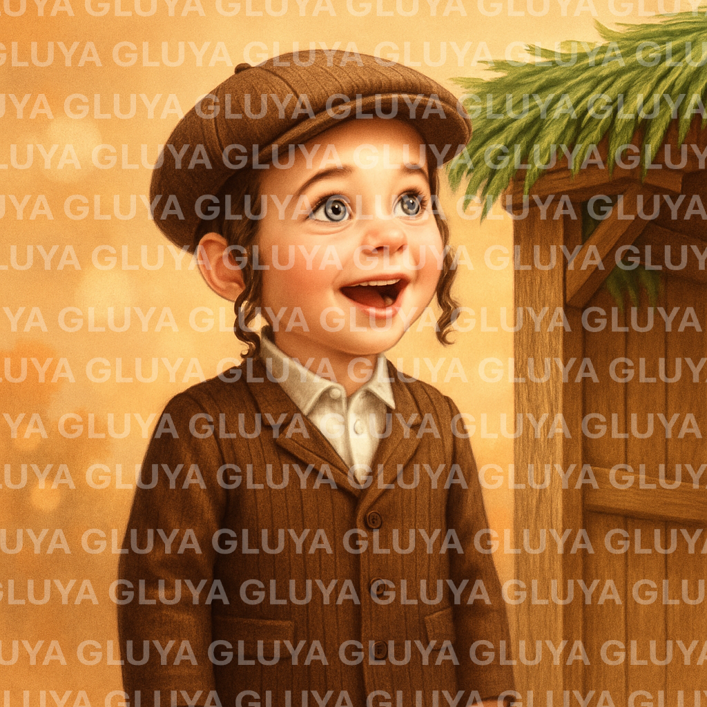 ילד וסוכה