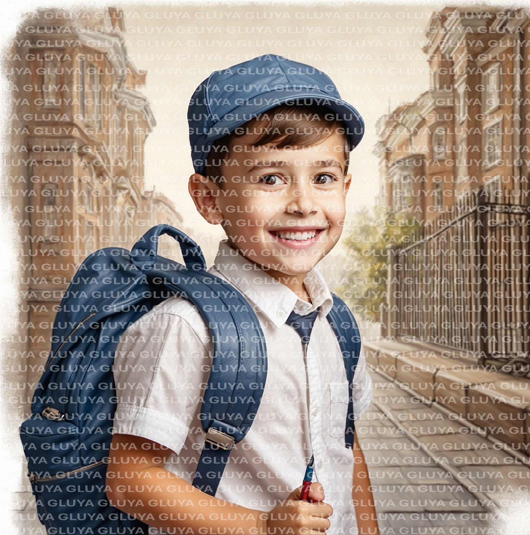 ילד בלימודים