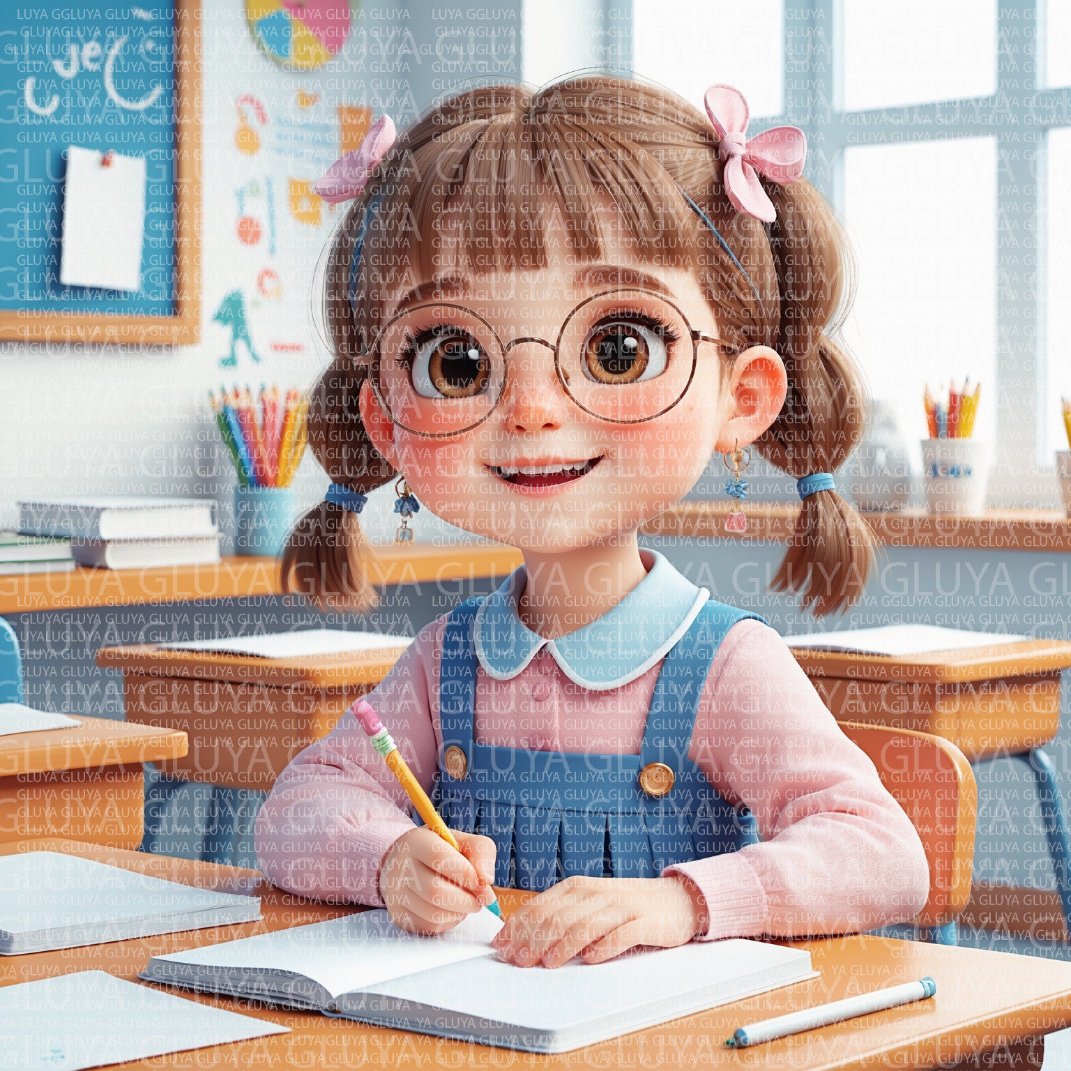 ילדה לימודים