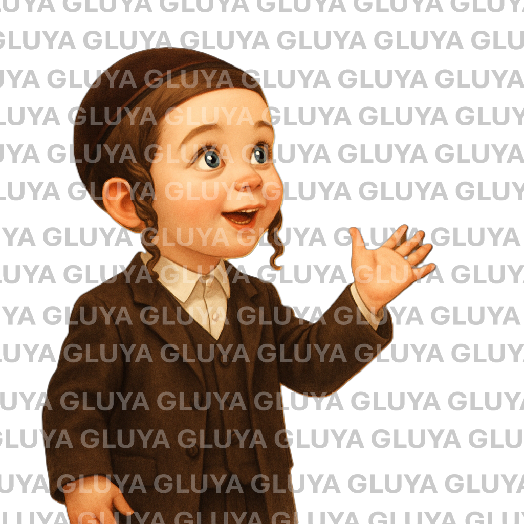 ילד יהודי- רקע שקוף