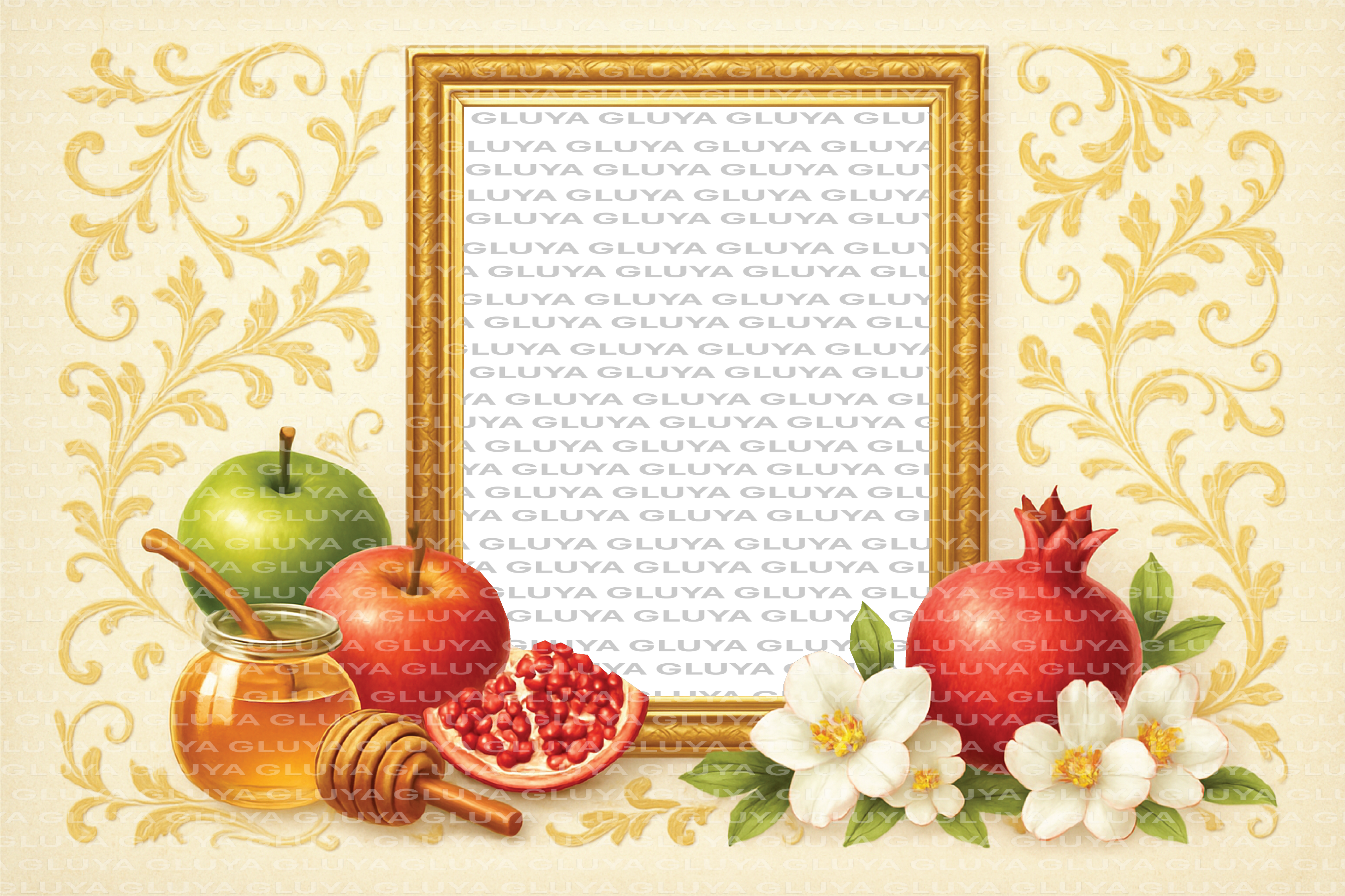 כרטיס שנה טובה שקוף