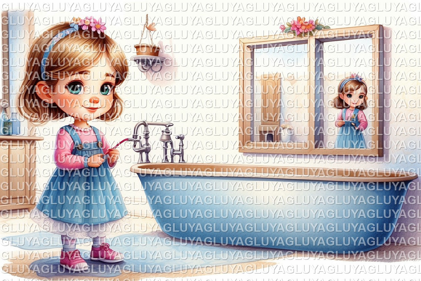 ילדה סט תכלת ורוד