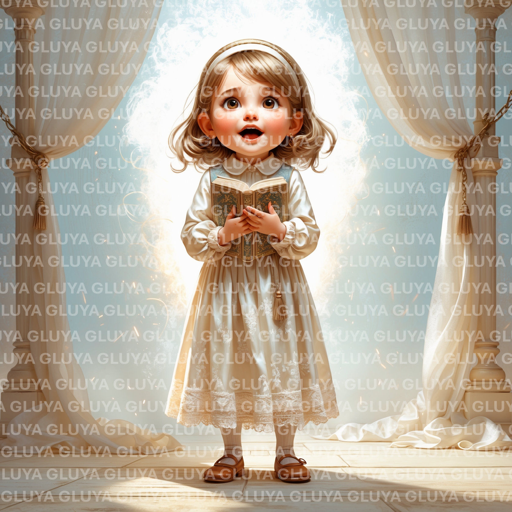 ילדה מתפללת