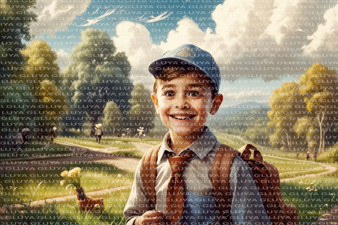 ילד בלימודים