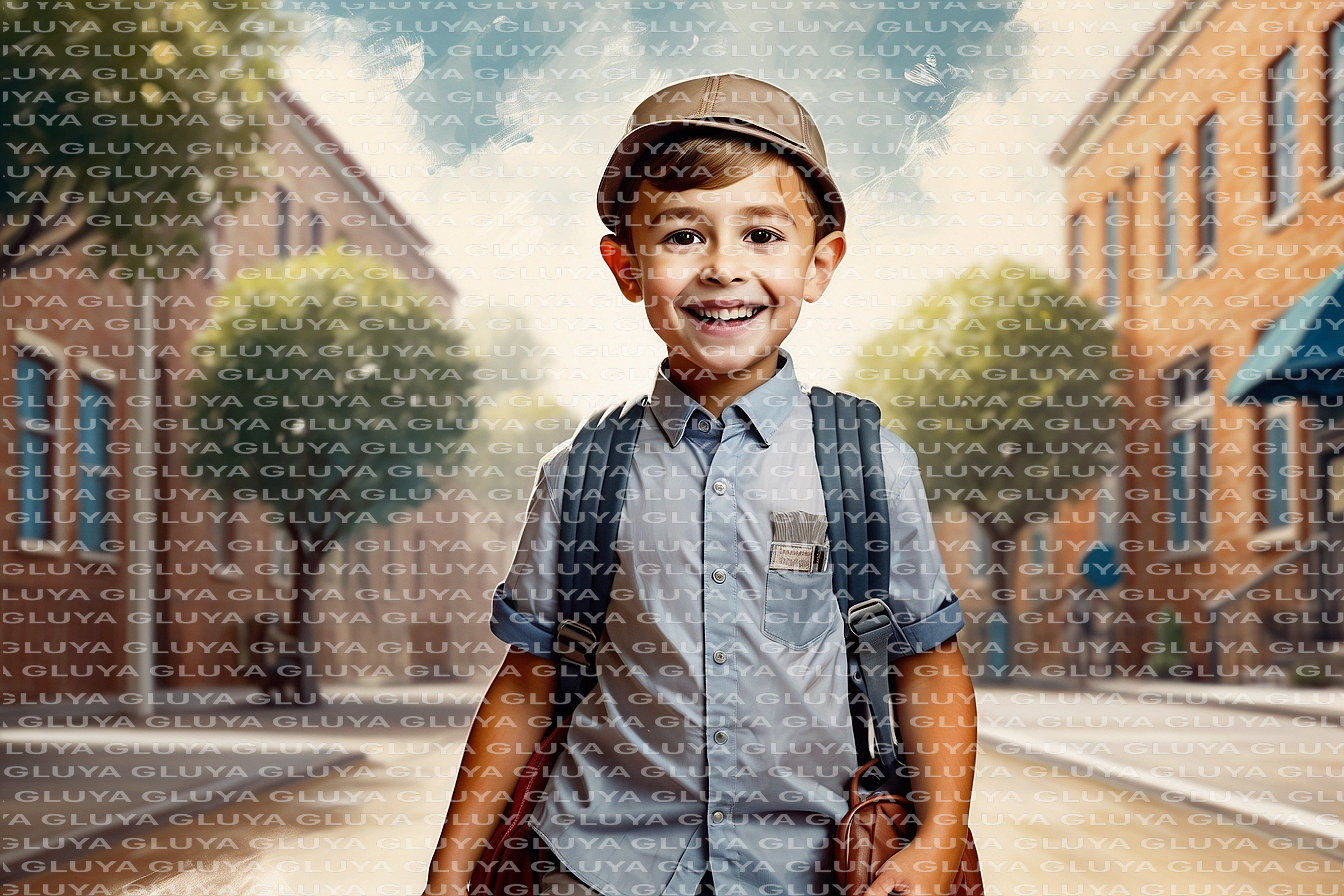 ילד בלימודים