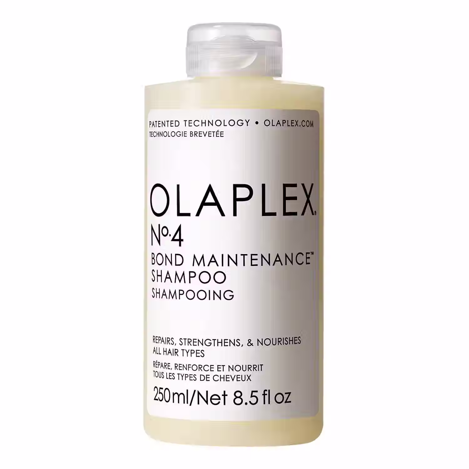 Front View of olaplex N0 4 Shampoo