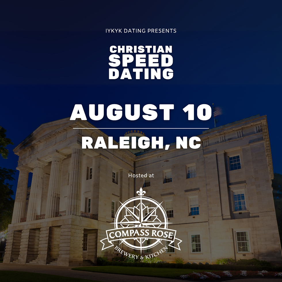 Raleigh Christian Speed Dating | IYKYK Dating | 20s-30s | 8/10/26