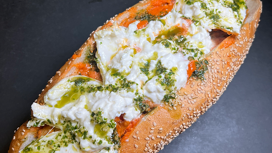 The Drunken Burrata Sandwich