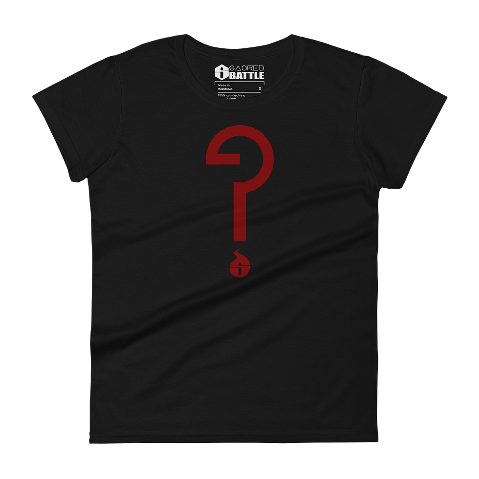 WYSB? QUESTION MARK TEE BLK