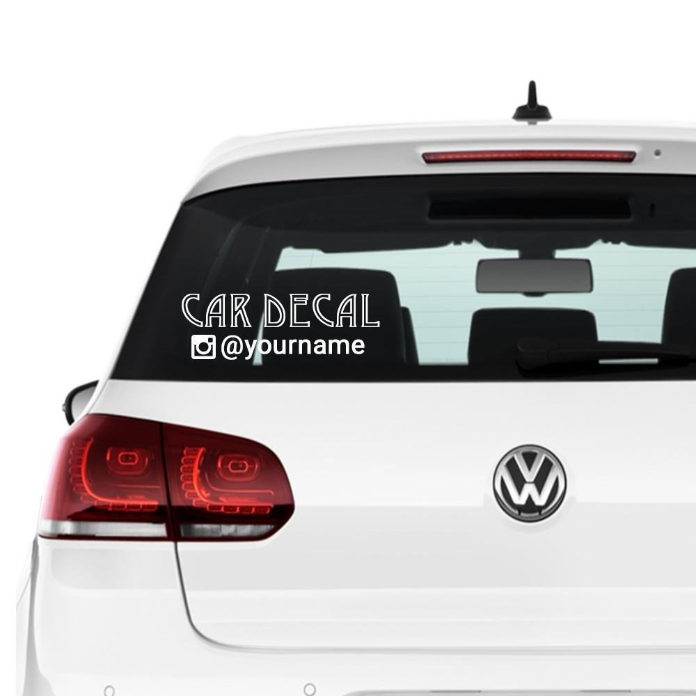 Custom Car Decal
