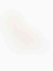 Goldene Zelina Ohrringe aus Edelstahl – flacher kreisförmiger Ohrstecker mit einer Kaskade aus drei weißen Perlen.