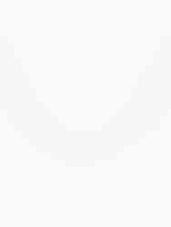 Goldene Mira Luna Halskette aus Edelstahl mit kleinen Herz-Anhängern und funkelnden Strasssteinen auf weißem Hintergrund.