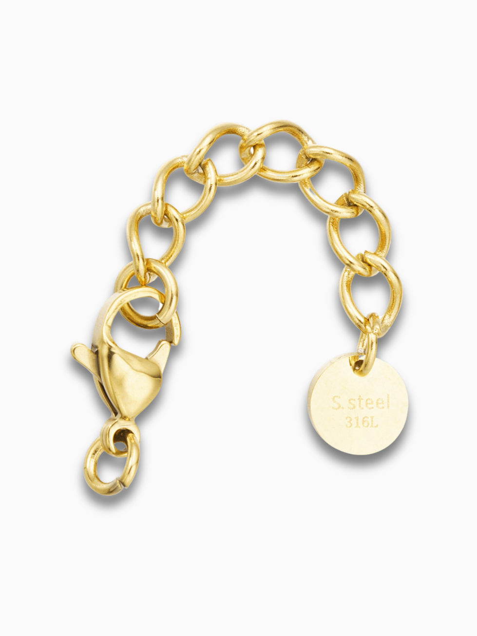 Extender Verlängerung für Armbänder in Gold aus Edelstahl