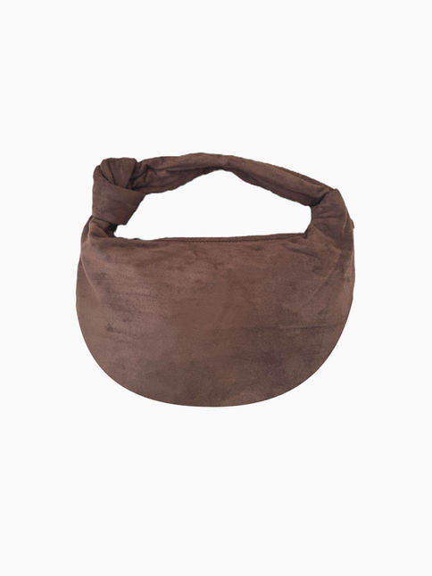 Elegante Crossbody Tasche Mariposa Coffee von Sabibel – Seitenansicht