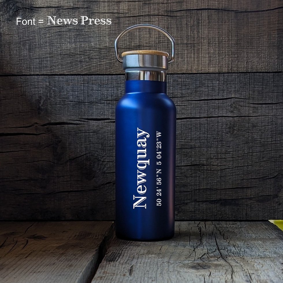 Thumbnail: Insulated Stainless Steel Bottle With Bamboo Lid - LOCATION DESIGN