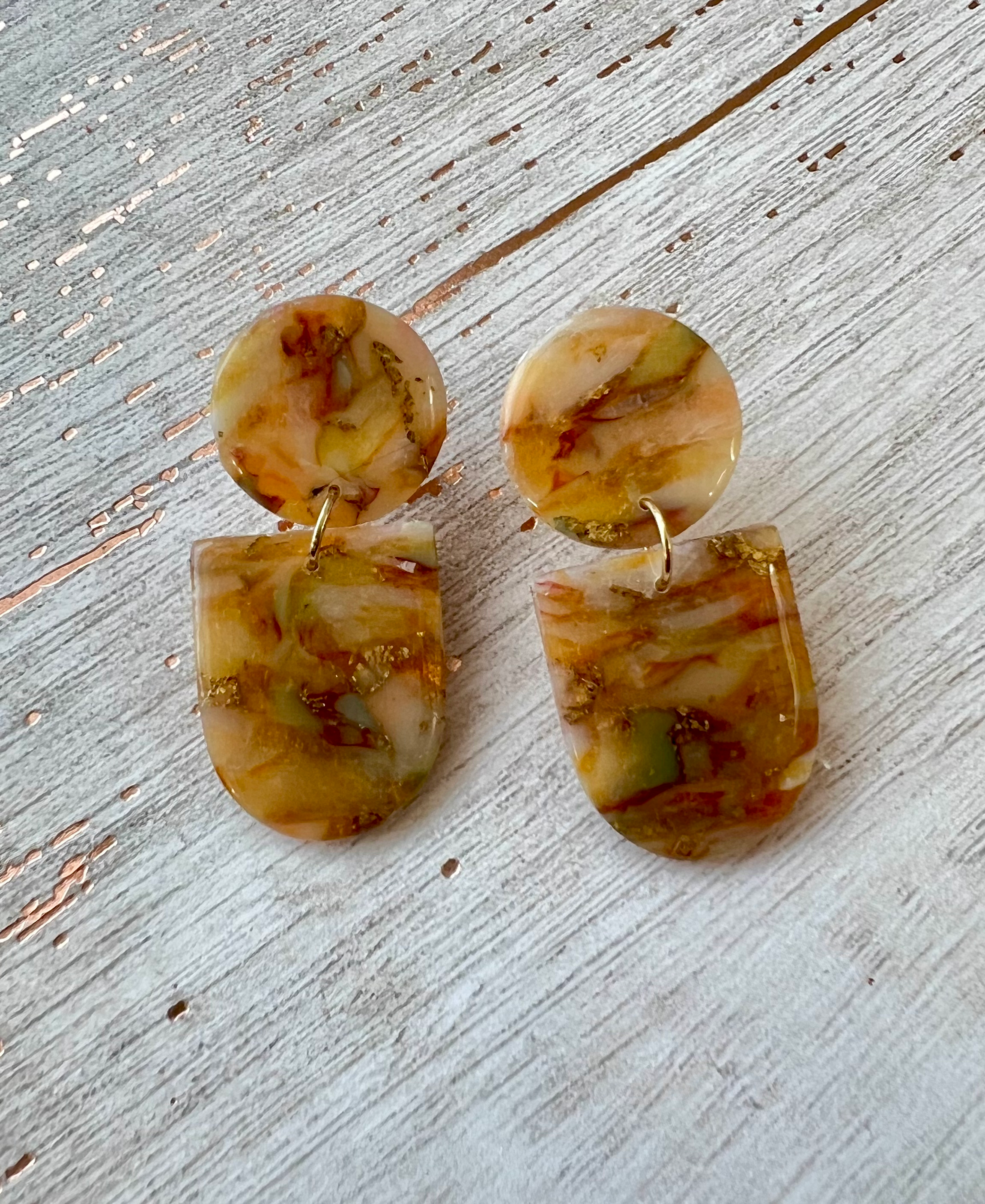 Neutral Stone Dangles