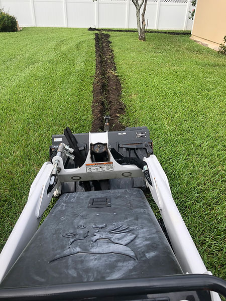 Irrigation digging