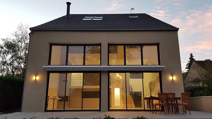 architecte DPLG dourdan essonne yvelines maison bois extension rénovation bureaux logements collectifs 