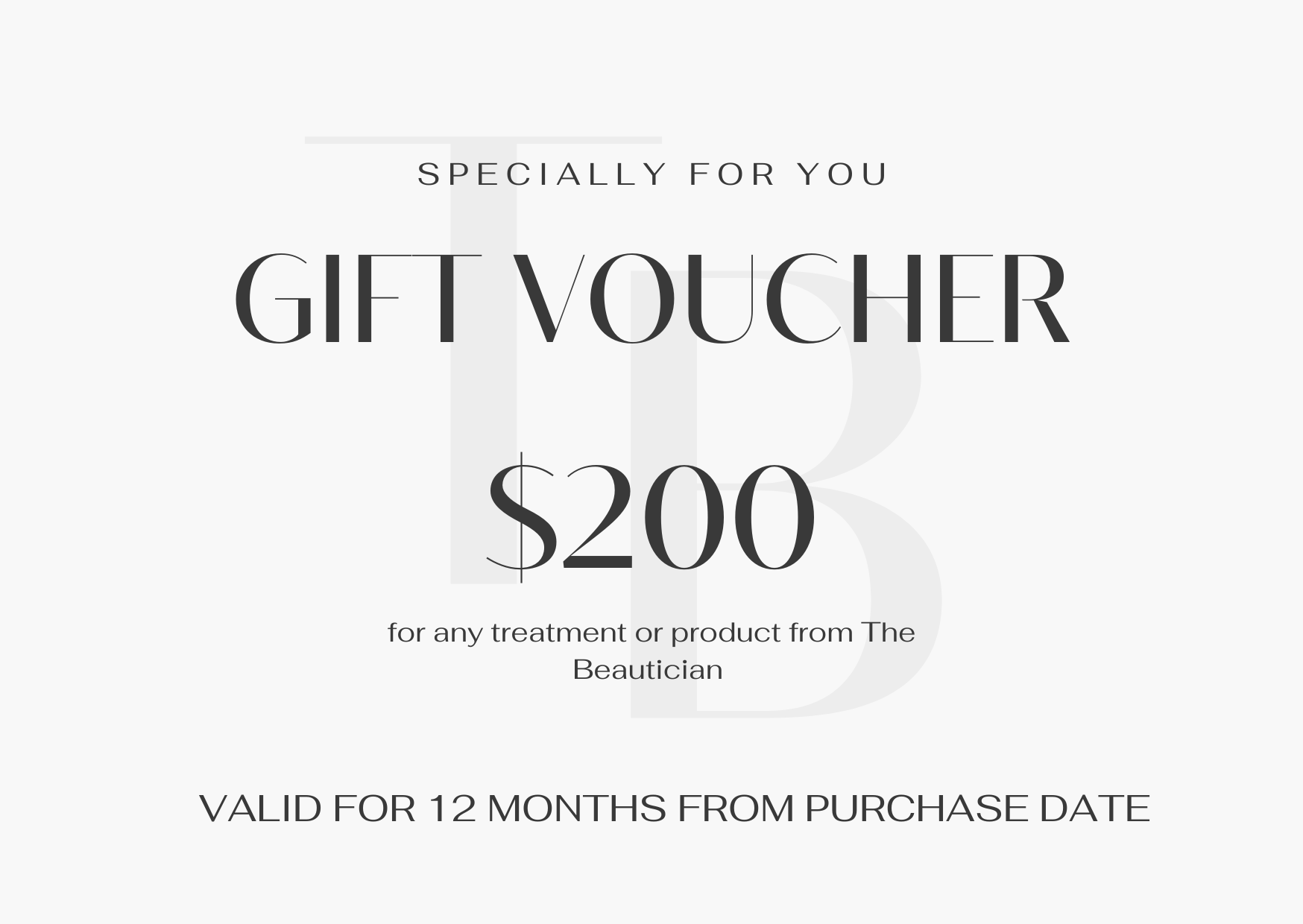 $200 Gift Voucher