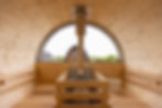 Thumbnail: Nordic Classic Sauna Barrel 2 x 2.2m (HALF GLASS)