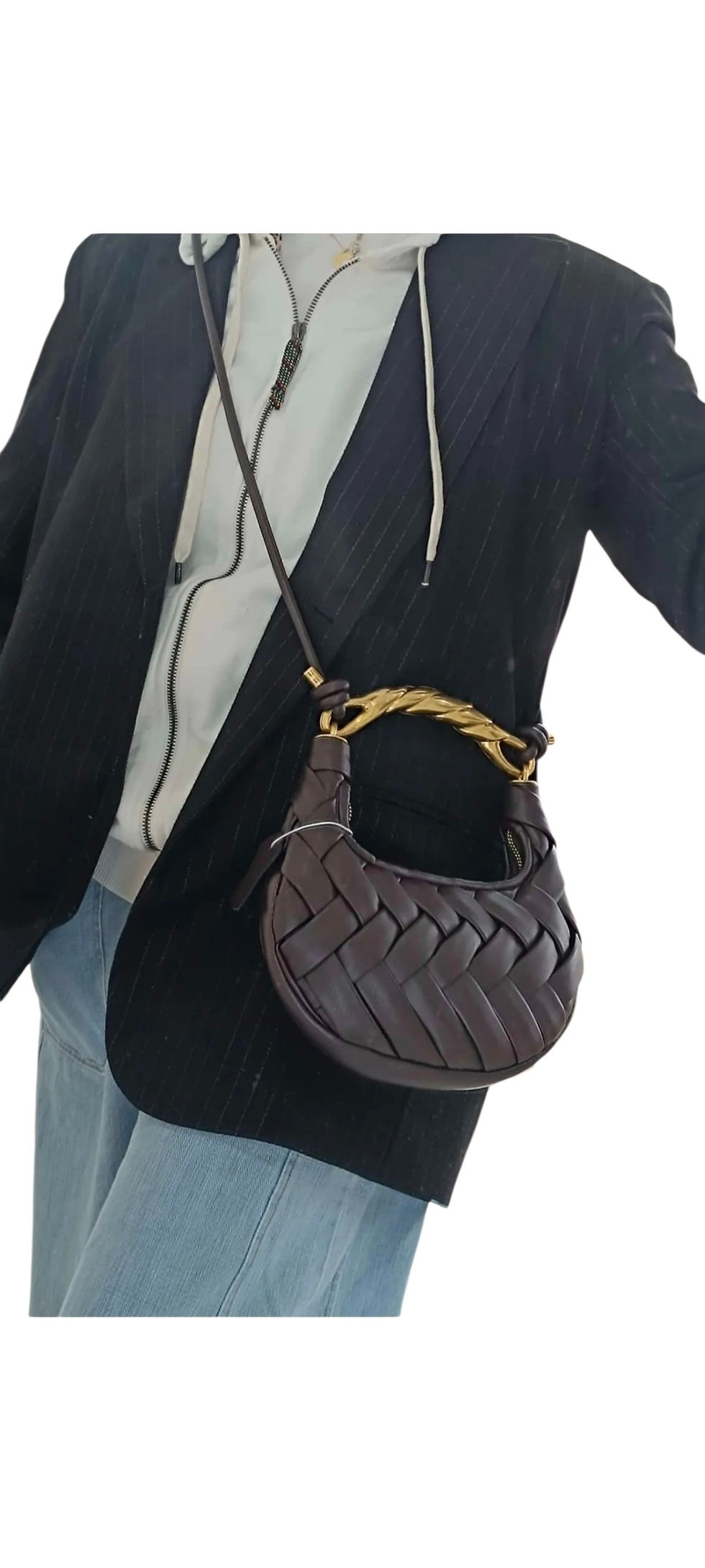 Miniaturbild: Stefano Lorenzi Halbmondtasche Made in Italy